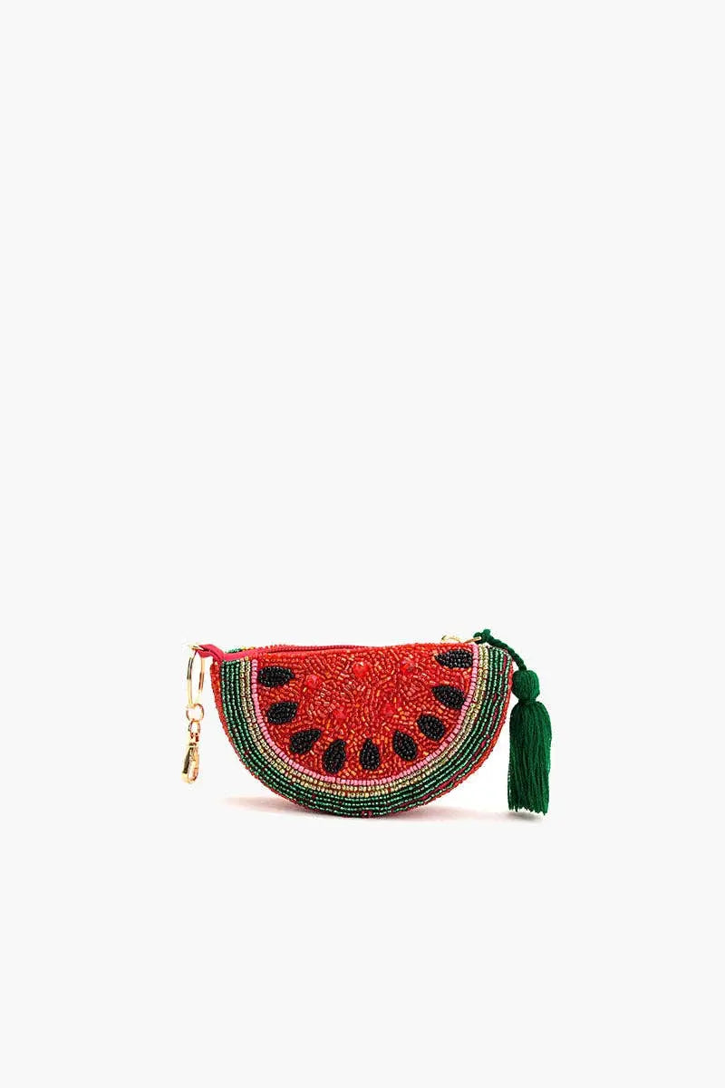 Watermelon Pop Beaded Coin Pouch America & Beyond