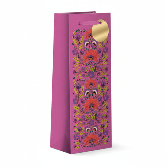WINE BAG RENAISSANCE RASPBERRY Punch Studio