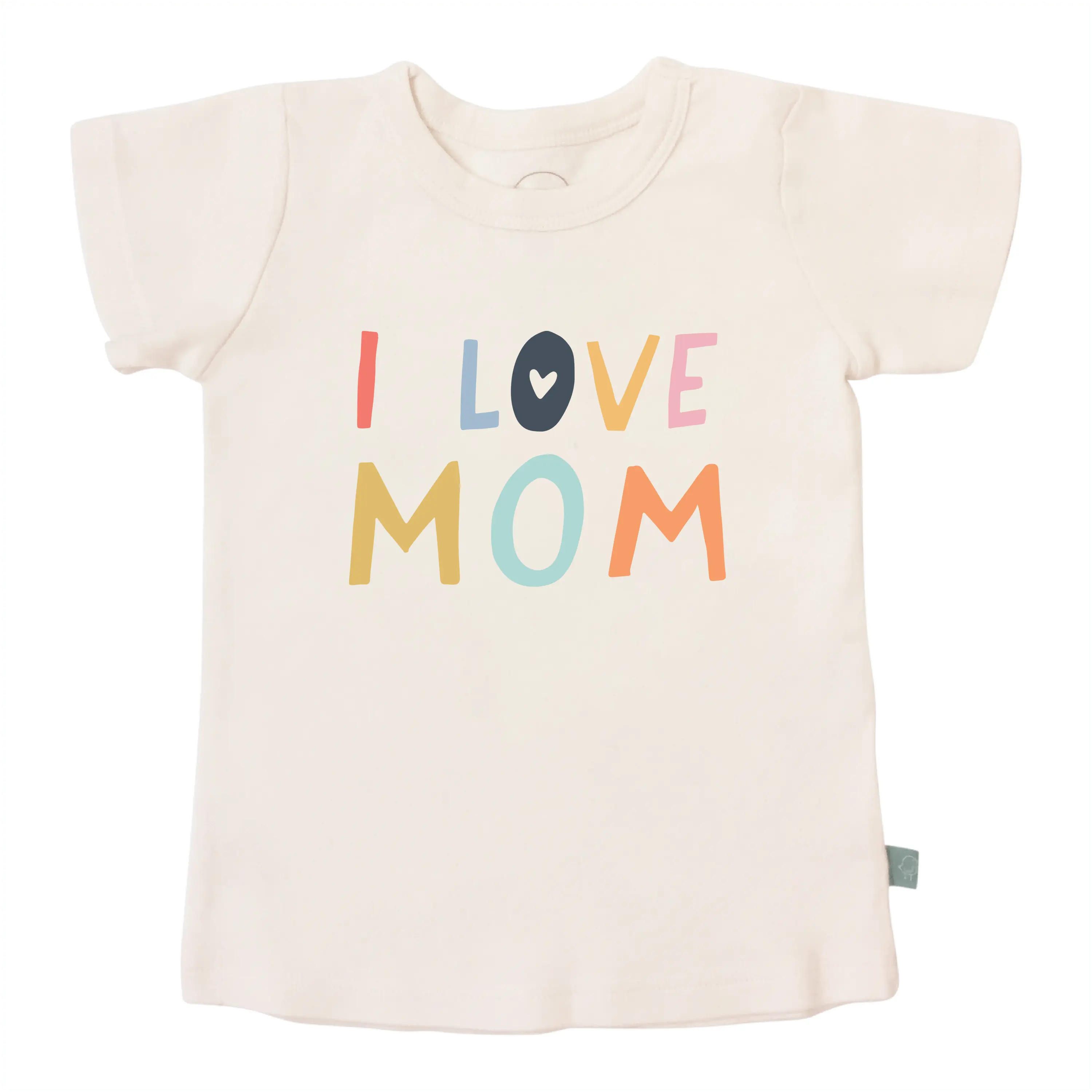 Kid toddler graphic tee | love mom Finn + Emma