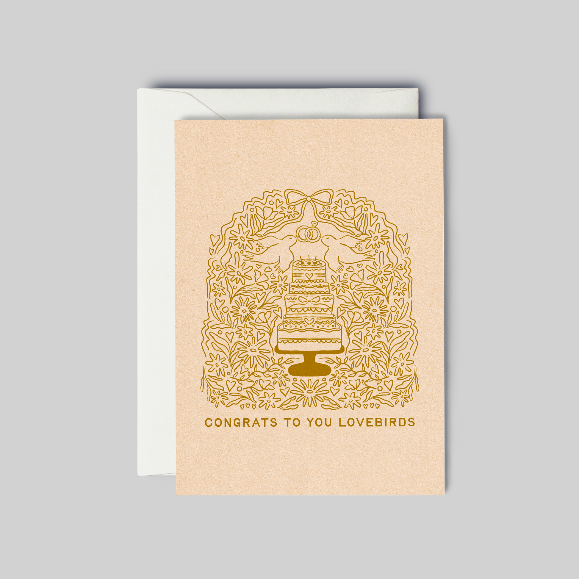 Congrats To You Lovebirds - Greeting Card The SoulShine Co.