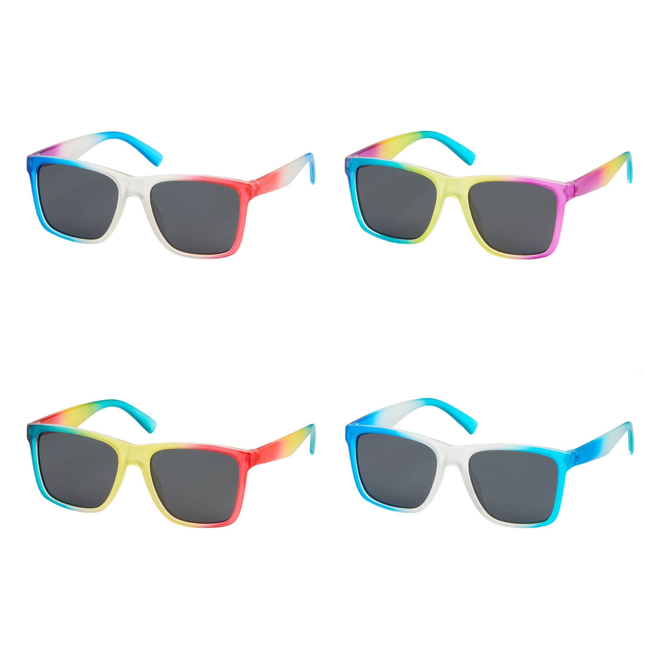 Floating Kids Polarized Square Colorful Sunglasses