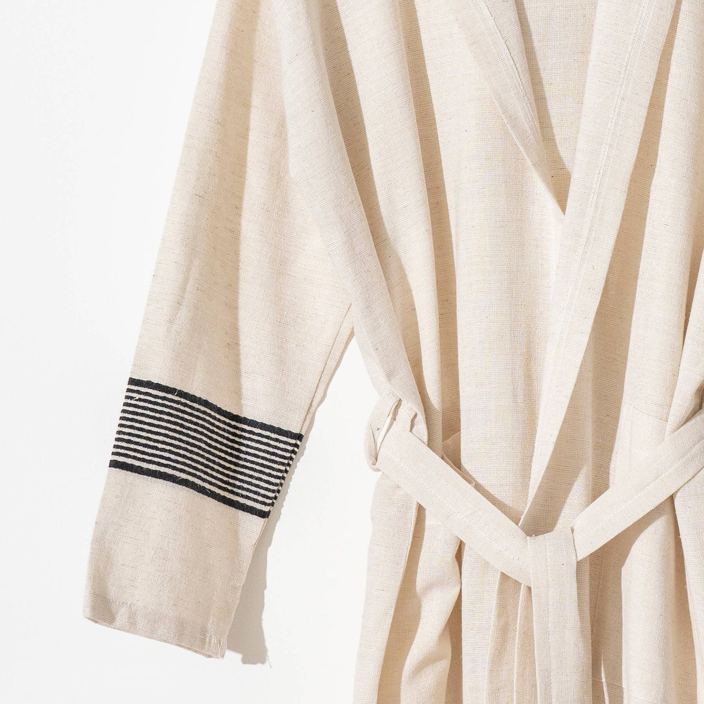 Bathrobe Turkish Cotton Linen Light Weight Robe Quick-dry