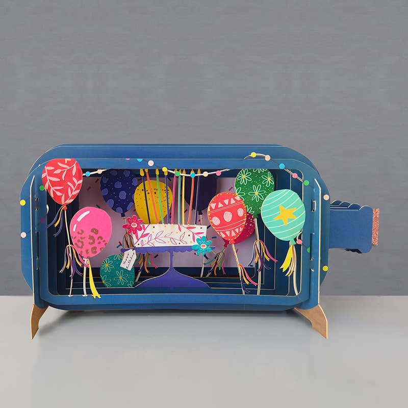 Message in a Bottle Pop Up Card Alljoy Design