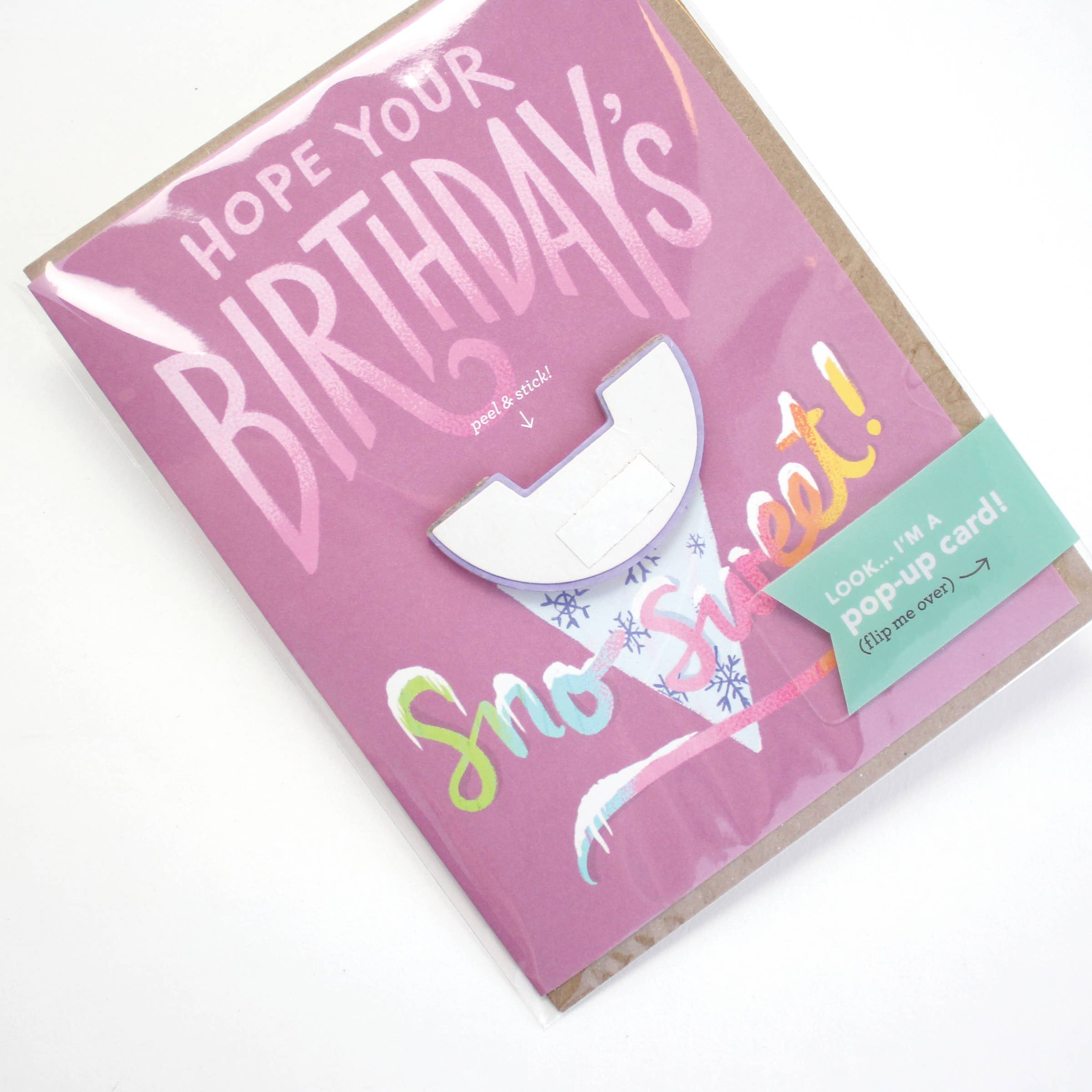 Sno Cone Pop-up Card Birthday