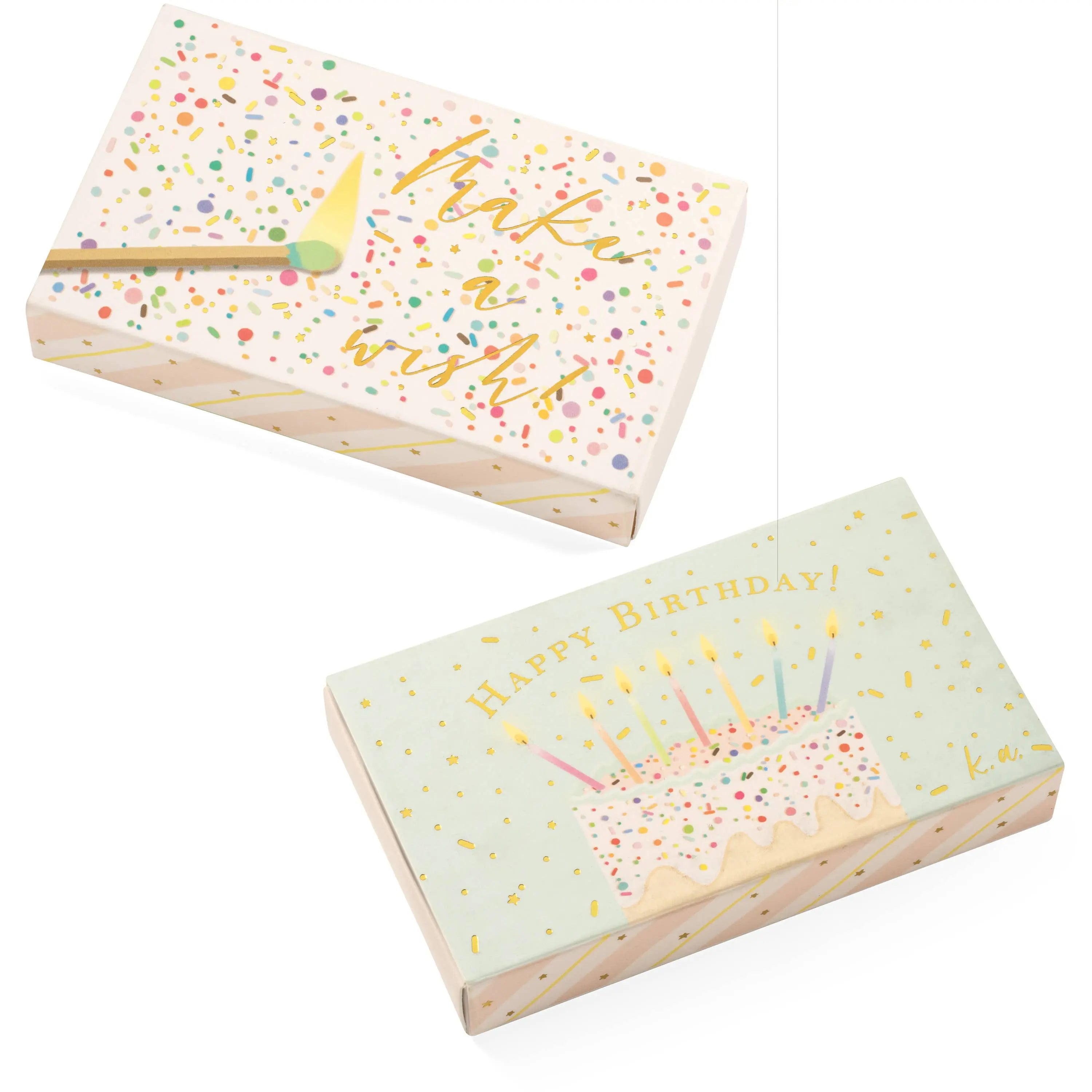 Happy Birthday Matchbox Karen Adams Designs