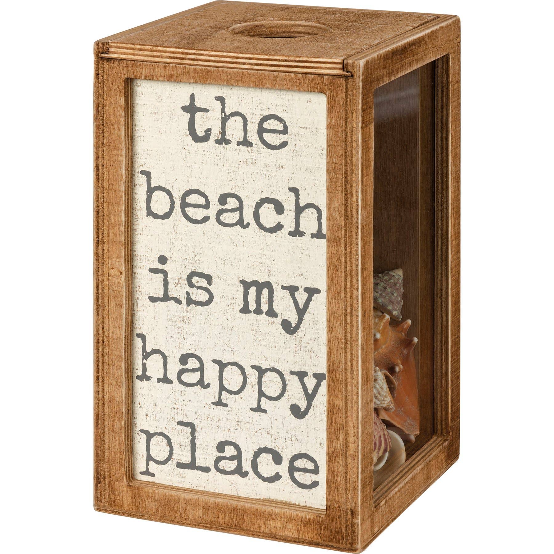 The Beach Is My Happy Place Shell Holder