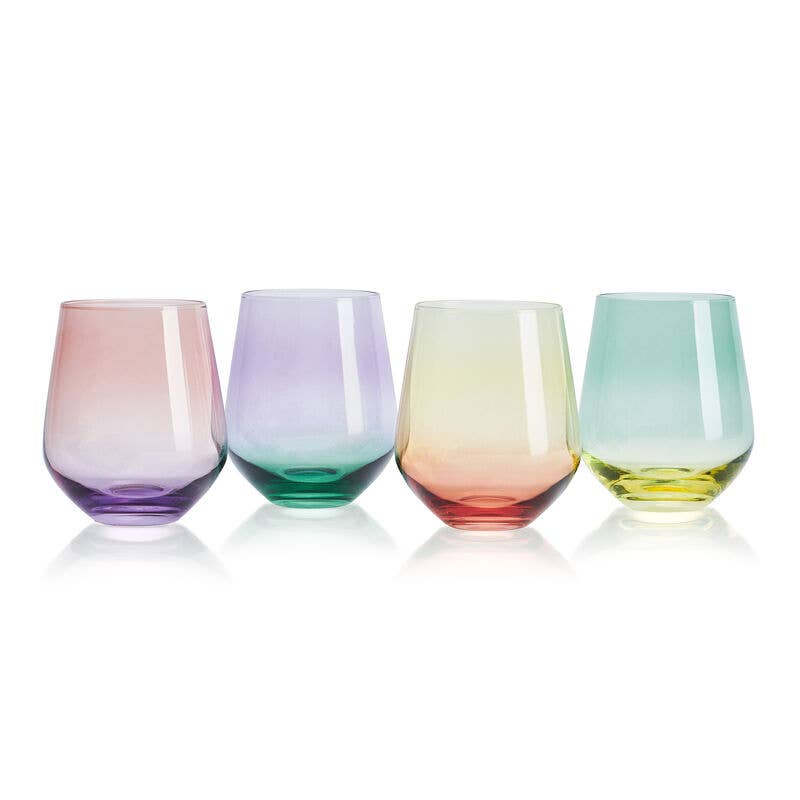 Mikasa Chroma 13Oz Stemless Wine S4 Fitz and Floyd® Mikasa® Pfaltzgraff®