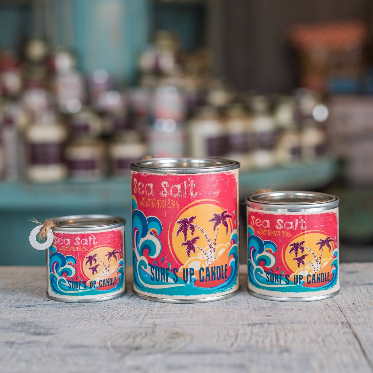 Sea Salt Paint Can Candle - Vintage Collection