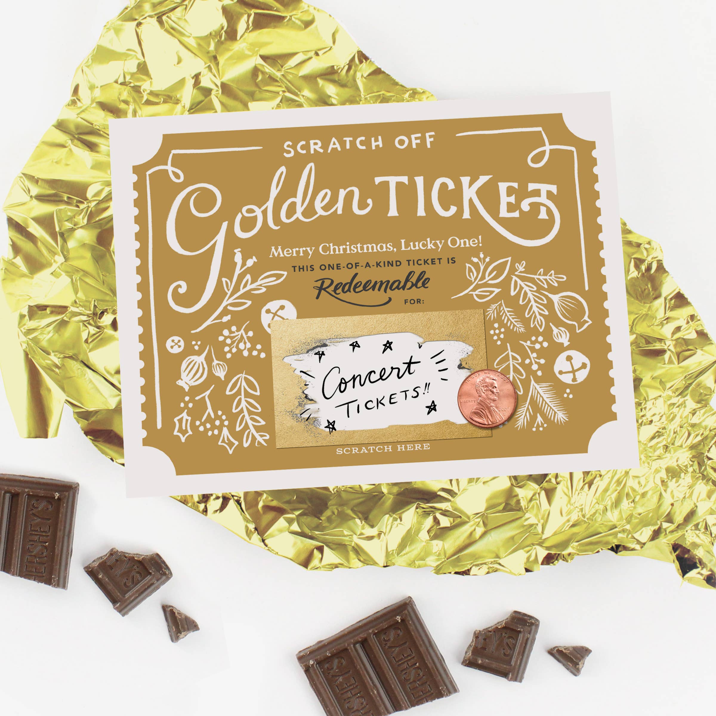 Scratch-off Card - Golden Ticket