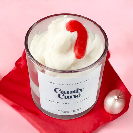 Candy Cane Dessert  Candle