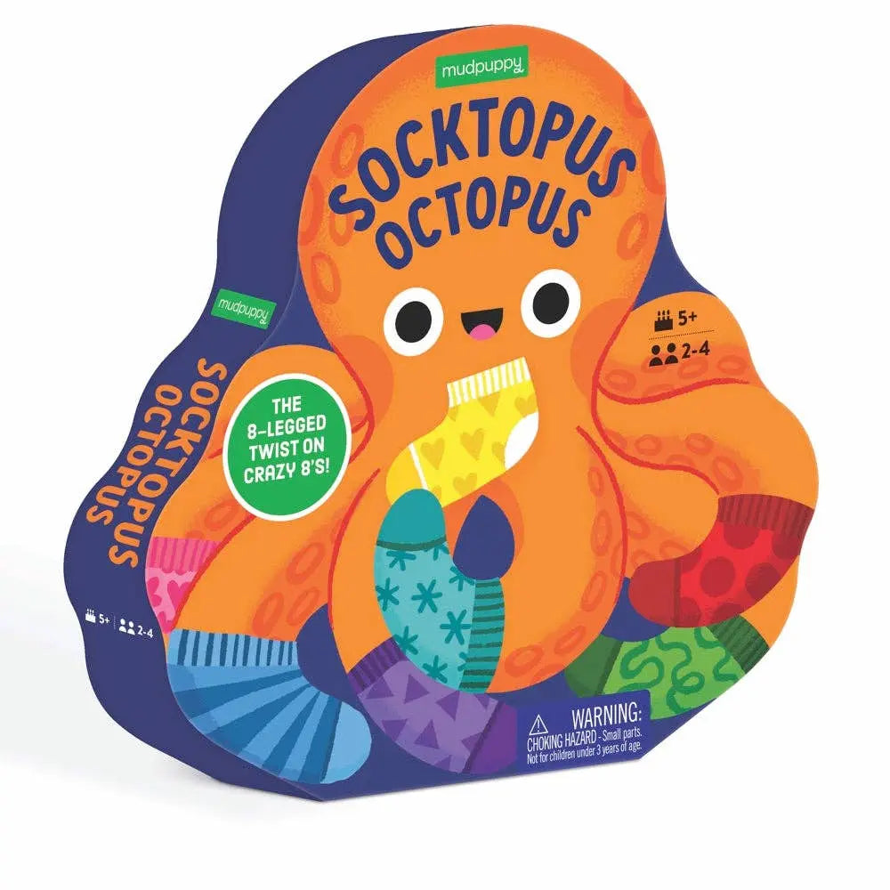 Socktopus Octopus Shaped Box Game Chronicle Books