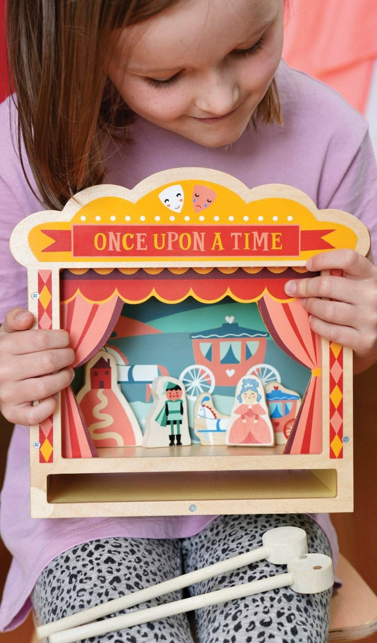 Wooden Tabletop Theater Mentari Toys