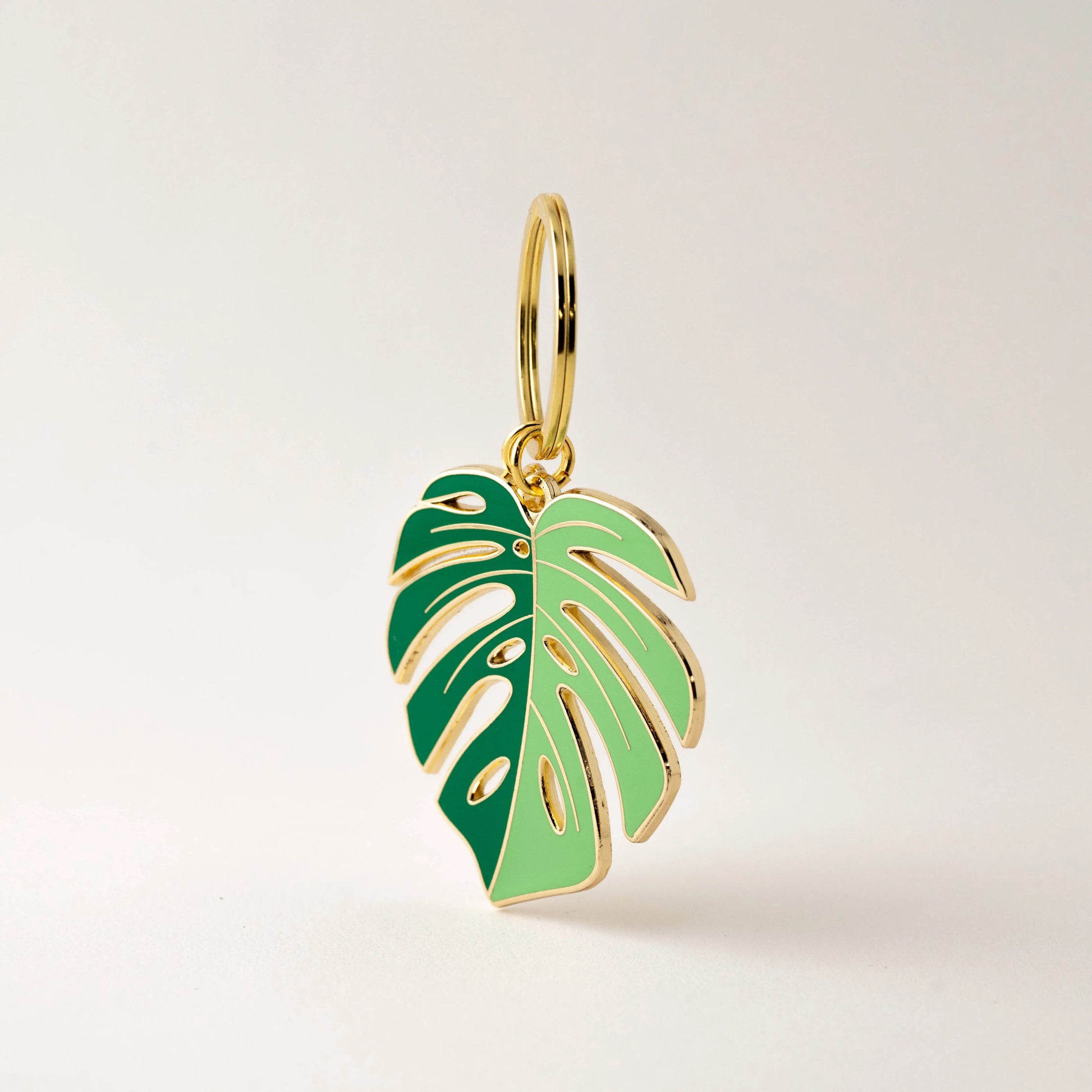 Monstera 'Deliciosa' Plant Lover Keychain Happily Plants