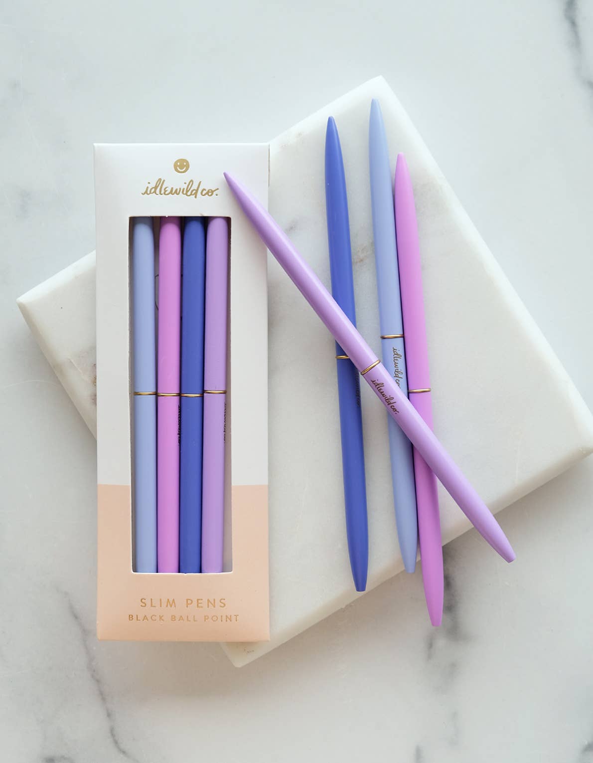 Slim Pen, Set of Four | Spectrum Violets (Purples) Idlewild Co.