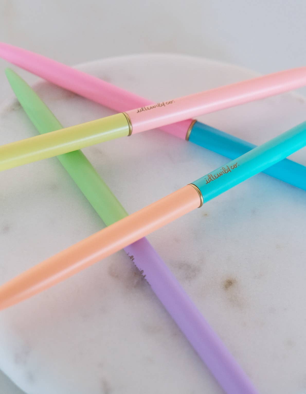 Slim Pen, Set of Four | Duo-Tone Neons Idlewild Co.