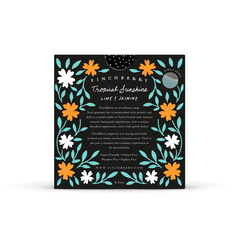 Tropical Sunshine Vegan-friendly Gluten-free Boxed Soap FinchBerry