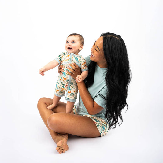 Explore Florida Souvenir Bamboo Baby Shortie Romper Jumpsuit