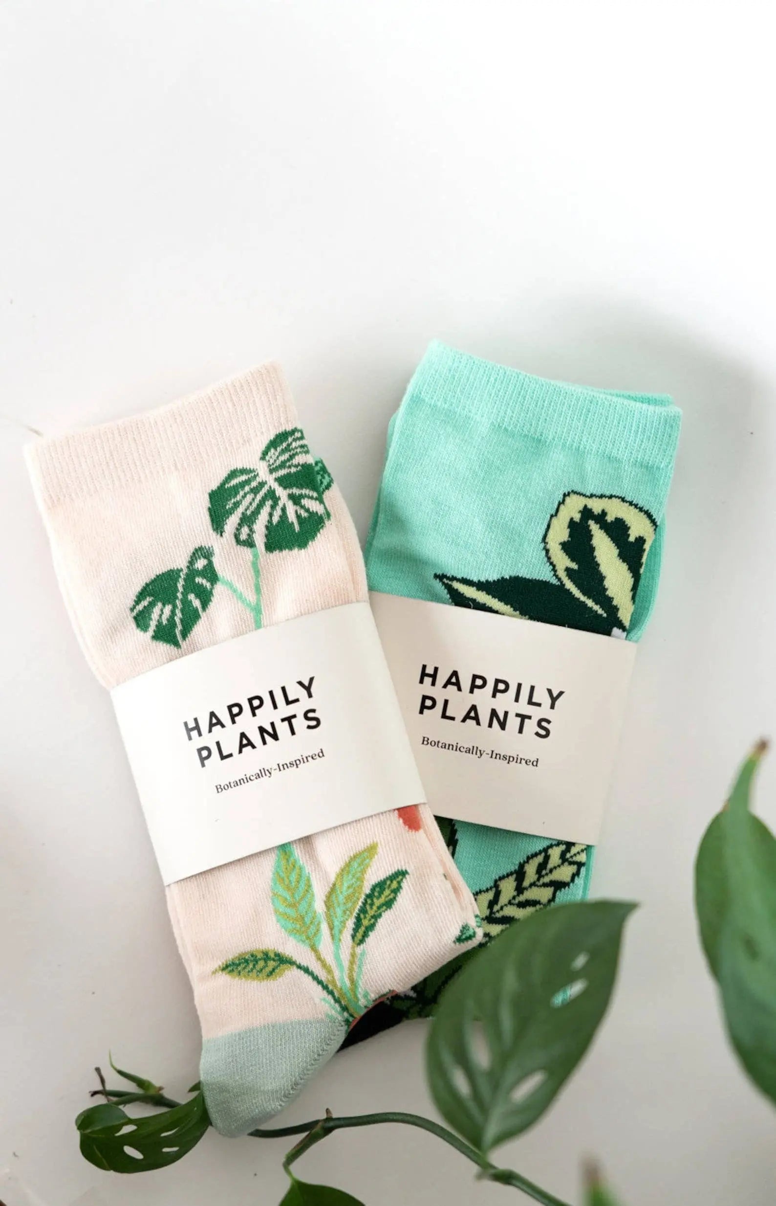 Plant Socks - Cotton Blend Happily Plants