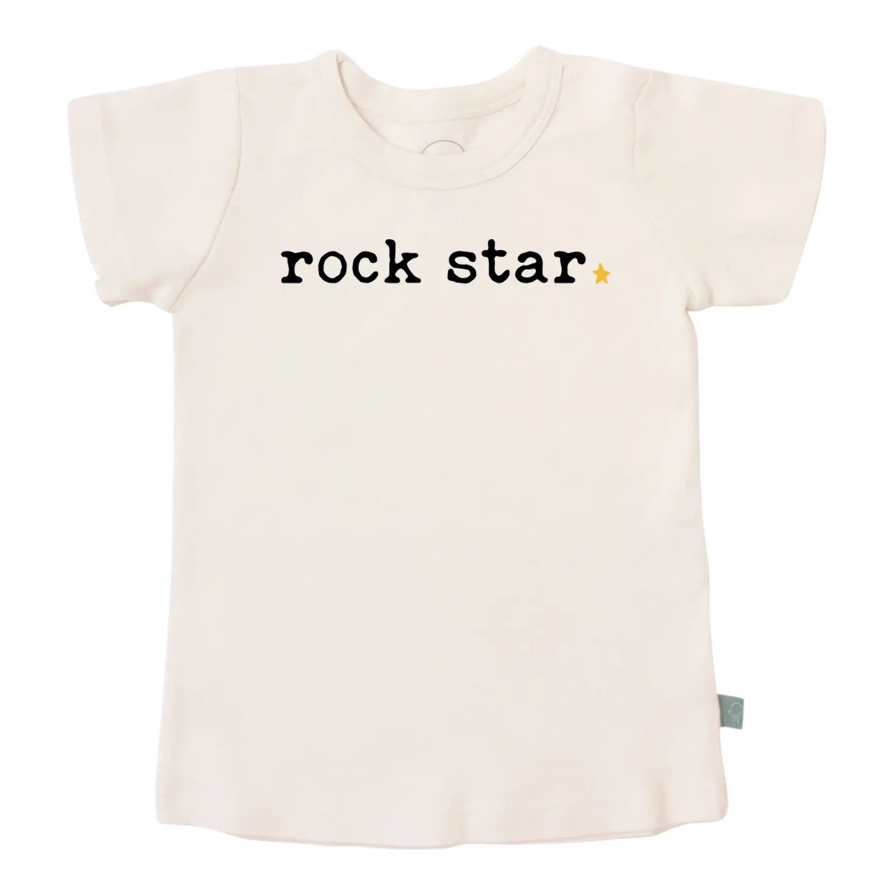 Kid toddler graphic tee | rock star Finn + Emma