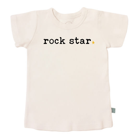 Kid toddler graphic tee | rock star