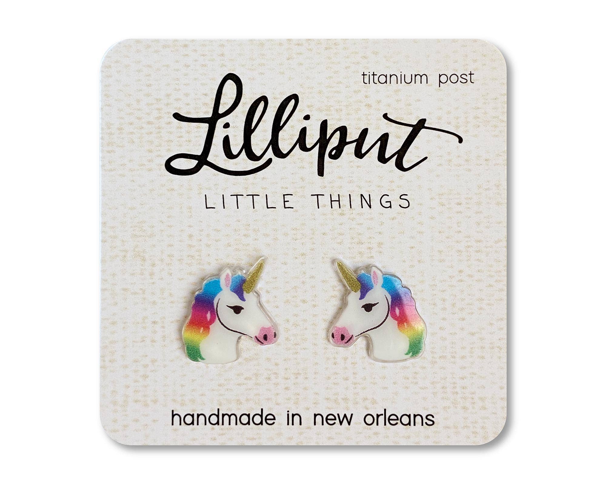 Rainbow Unicorn Earrings Lilliput Little Things