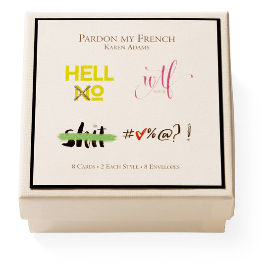 Pardon My French  Gift Enclosure Box