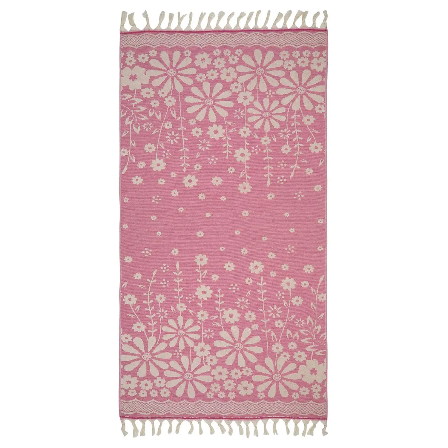 Daisy Turkish Terry Beach Bath Towels 100% Cotton 36x66 Spa Kikoya