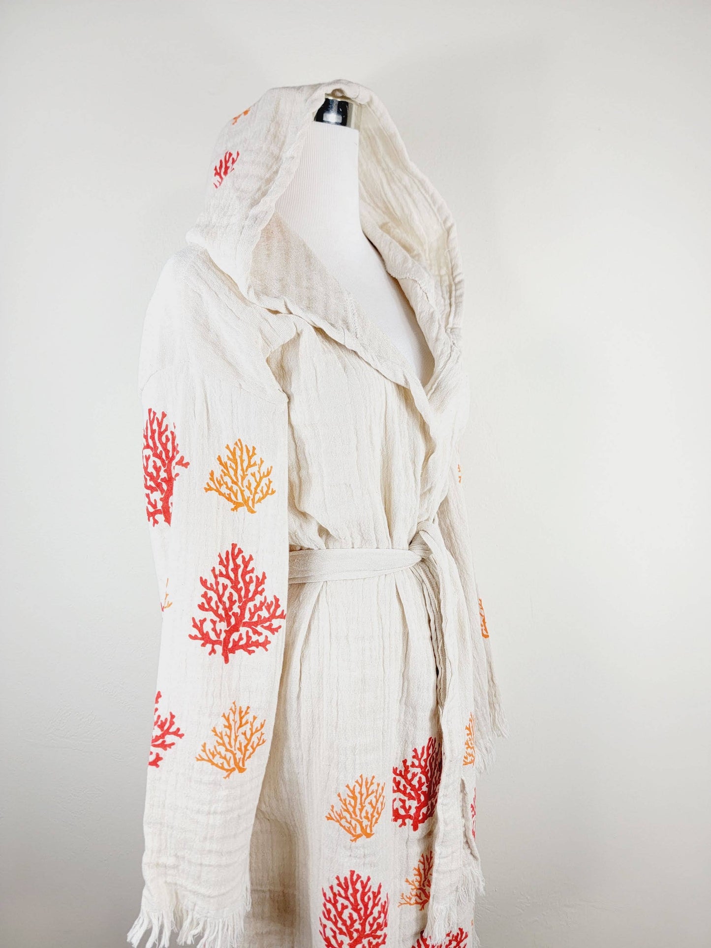 Muslin Robe, Beach robe, Bath robe and spa,Unisex Robe Reef