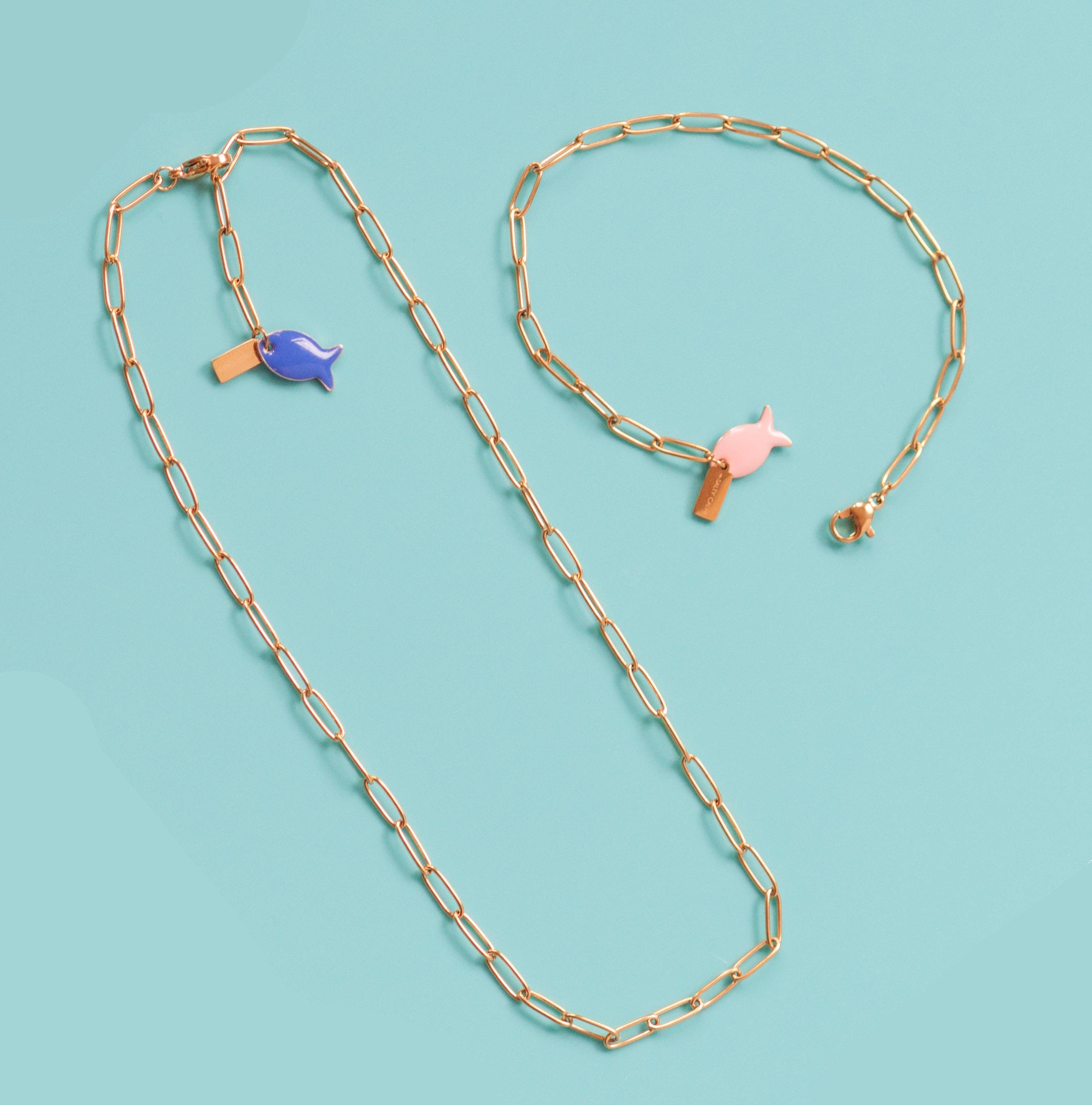 Paperclip Necklace ~ Salty Babes SALTY CALI