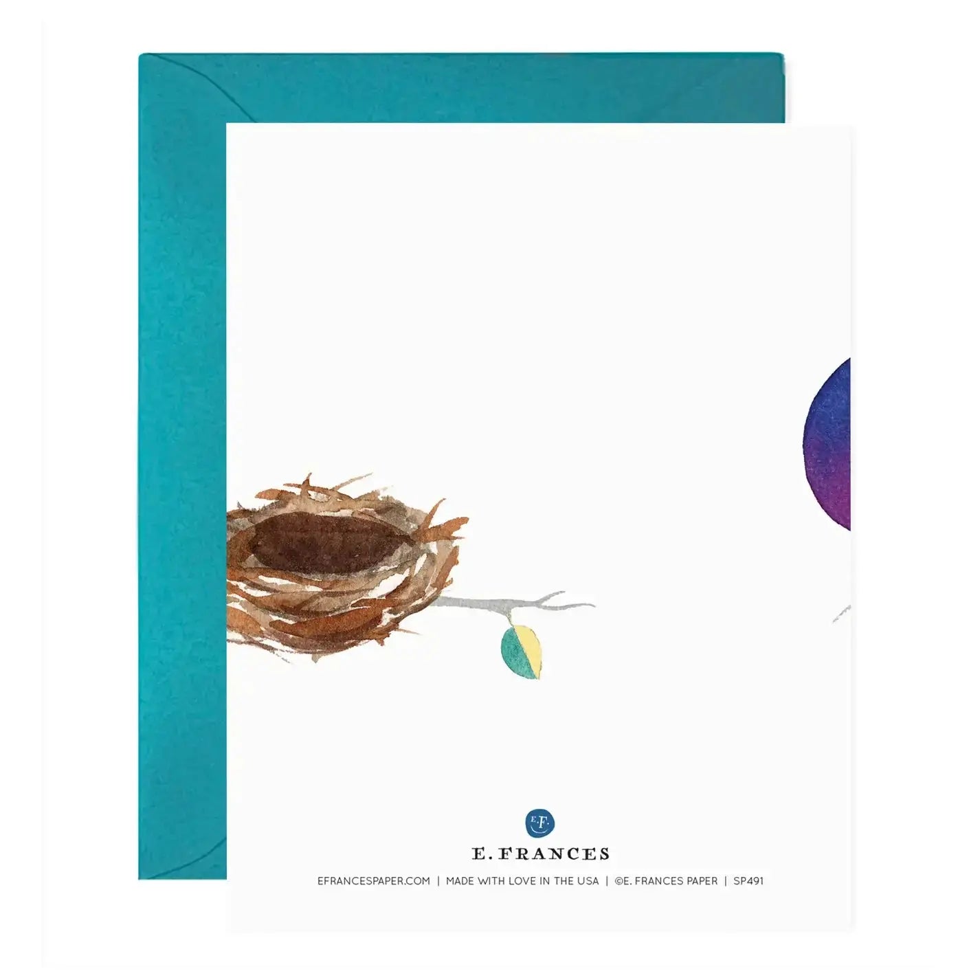 Lovebirds | Anniversary Greeting Card E. Frances Paper