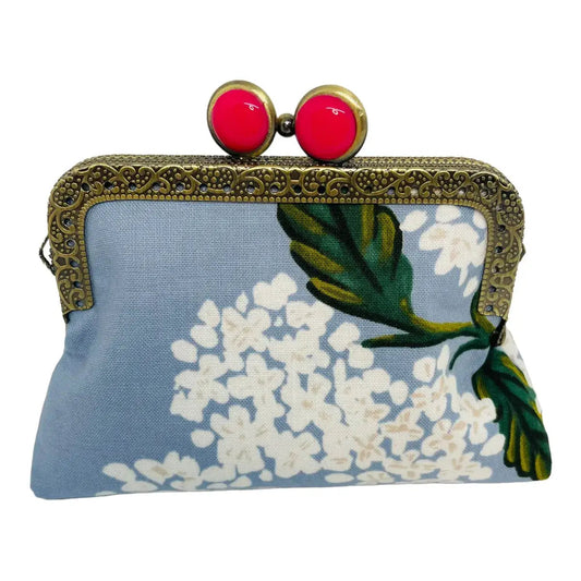 Kiki & Syds ON THE GO Credit Card Clutch - HYDRANGEA BLUE Kiki & Syds