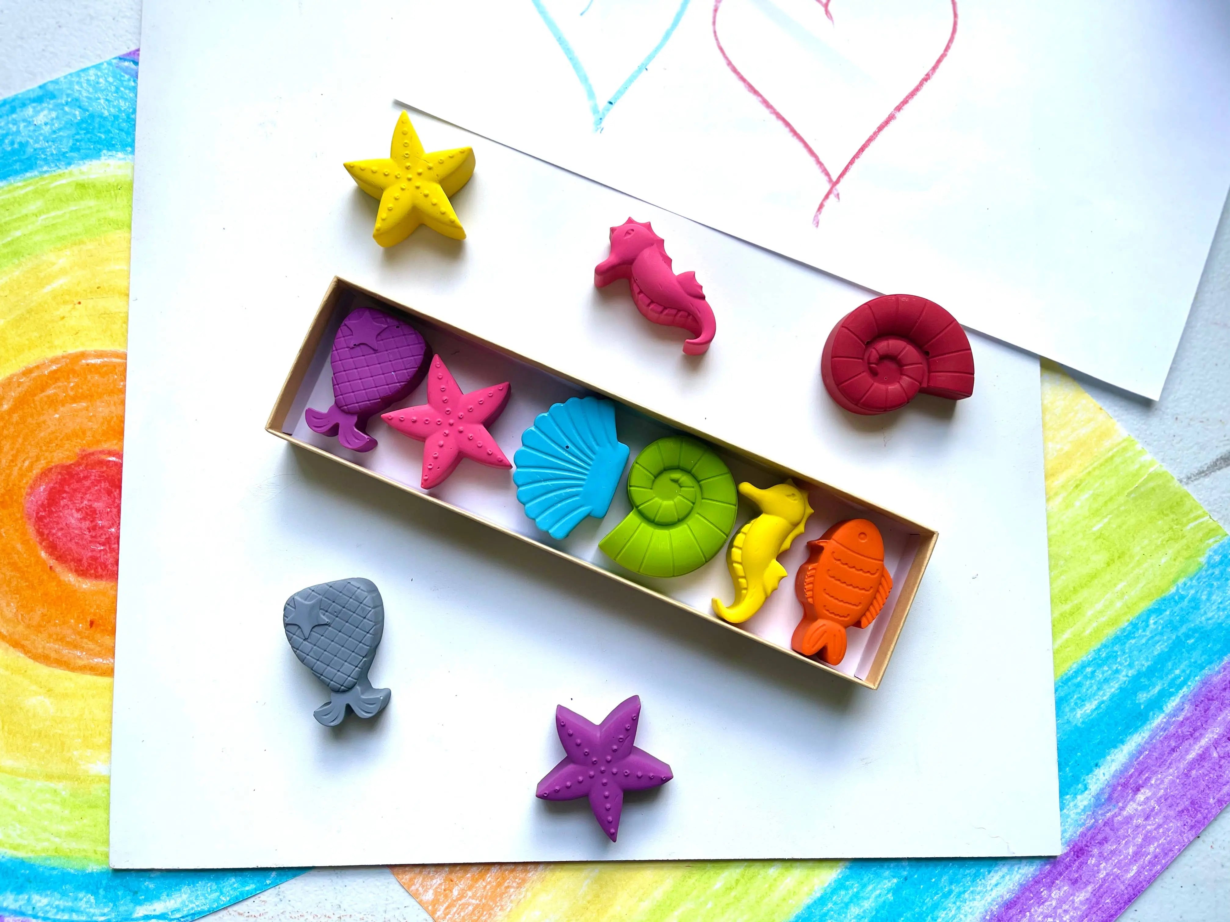 Mermaid Crayons Gift Box KagesKrayons