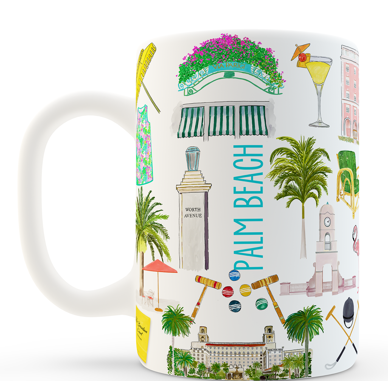 Palm Beach, Florida Ceramic Mug