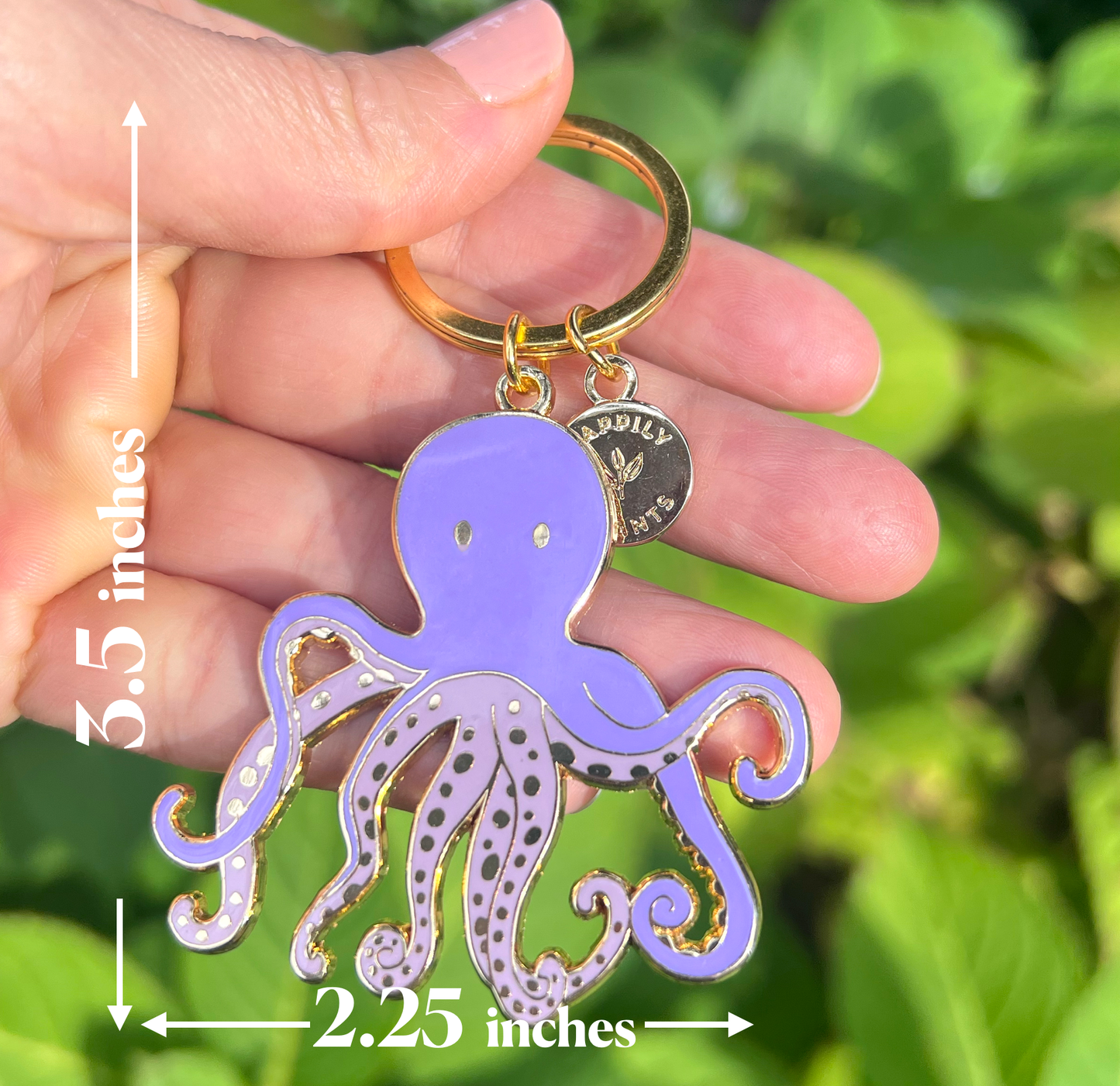 Octopus Keychain & Bag Charm Happily Plants