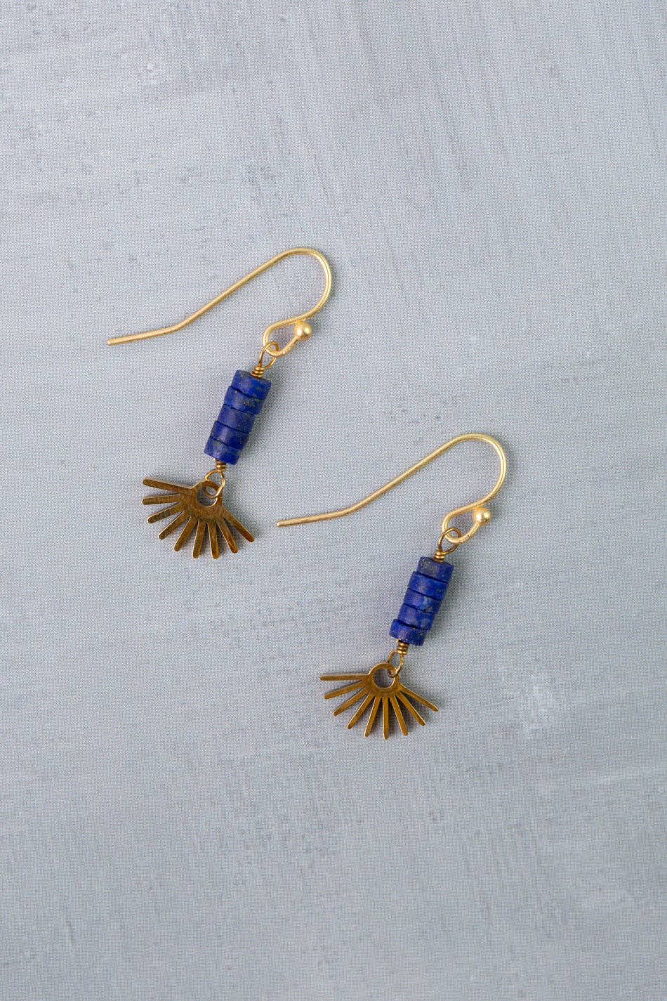 Love One Another Lapis Statement Earrings