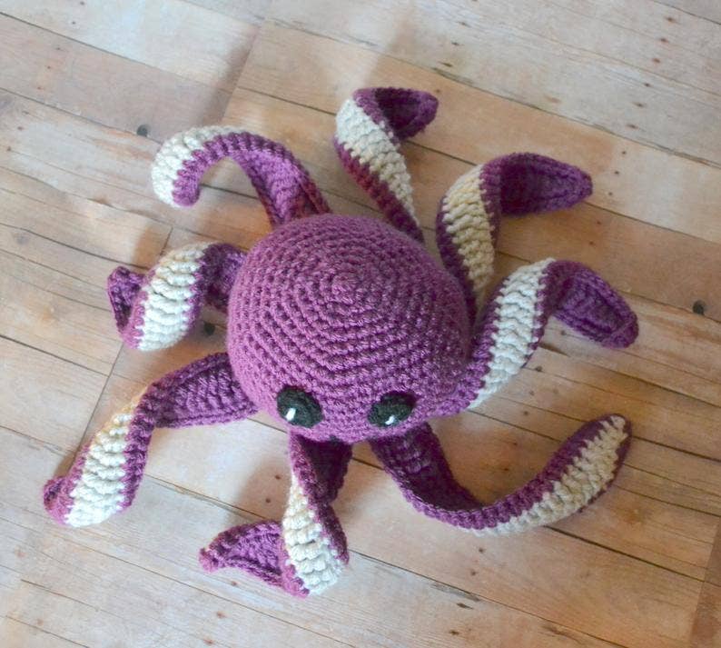Purple Octopus Plush