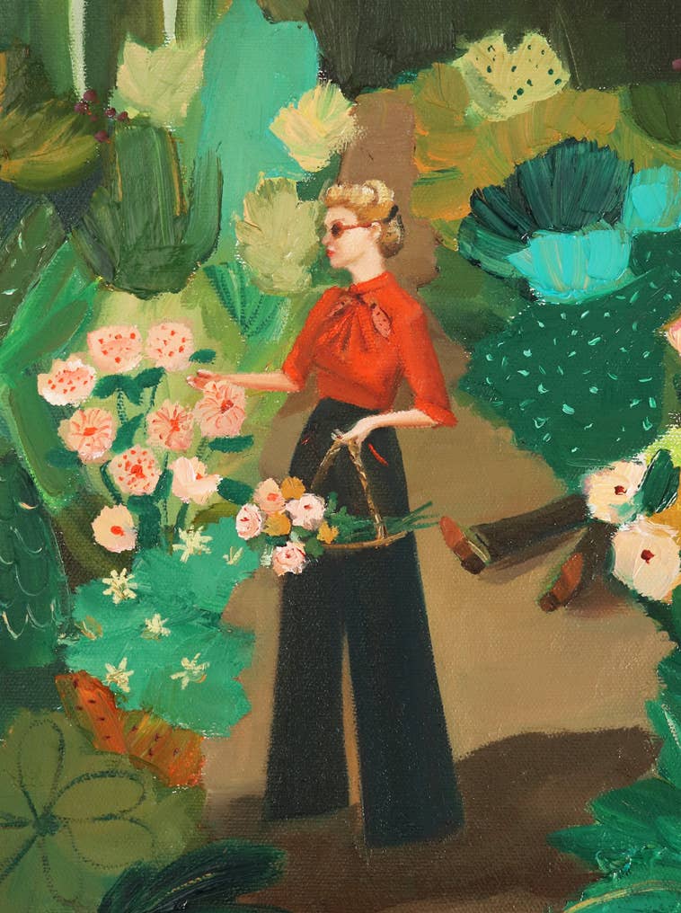 Not Even Tragedy Could Come Between Lady Saarsgard...8.5x11 JANET HILL STUDIO