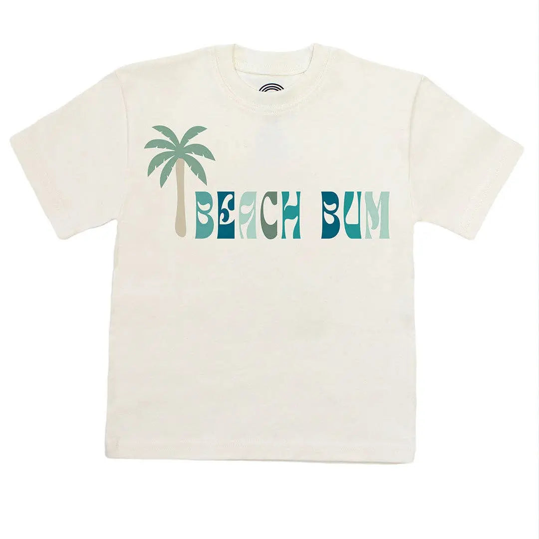 Beach Bum Cotton Toddler Short Sleeve Shirt Emerson and Friends