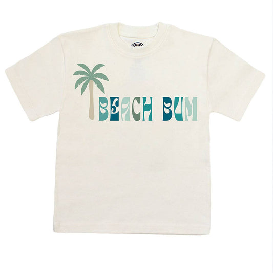 Beach Bum Cotton Toddler Short Sleeve Shirt Emerson and Friends