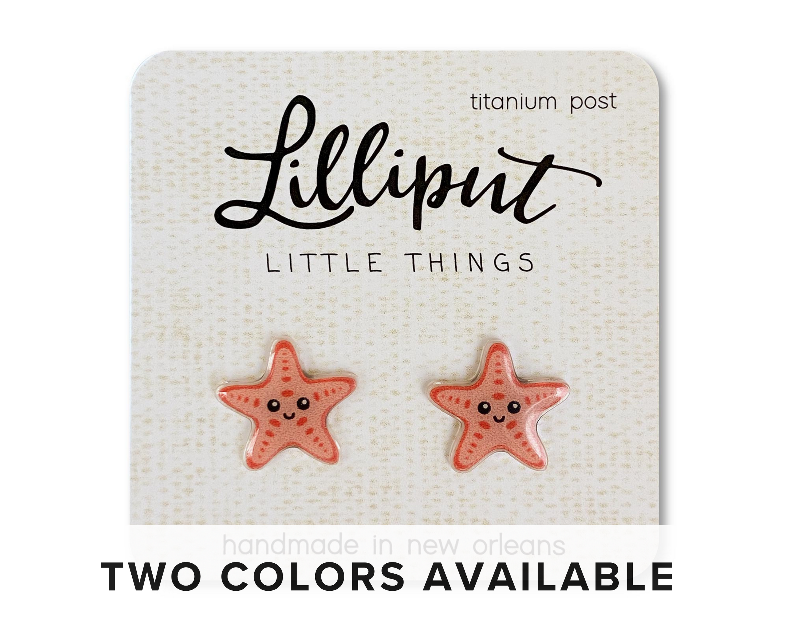 Starfish Earrings // Beach Gifts // Nautical Lilliput Little Things