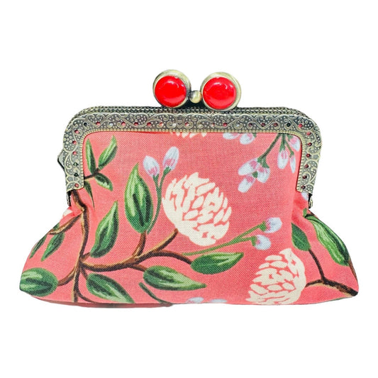 Kiki & Syds ON THE GO Credit Card Clutch - PEONY Sorbet  Kiki & Syds
