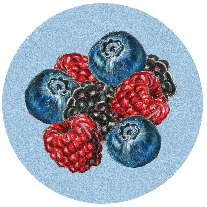 Summer Berries Trinket Dish