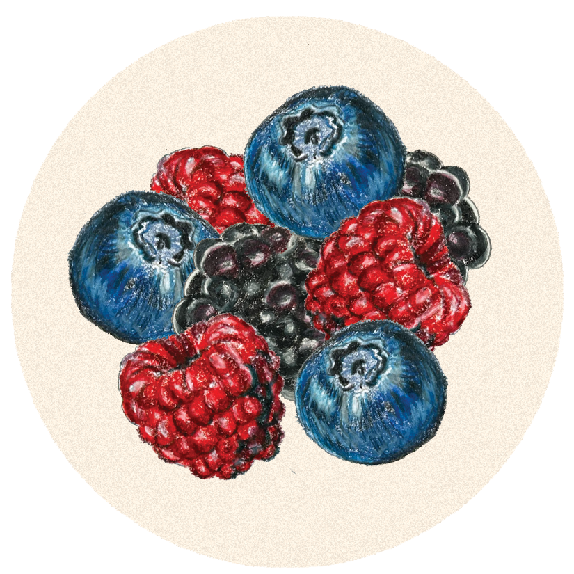Summer Berries Trinket Dish