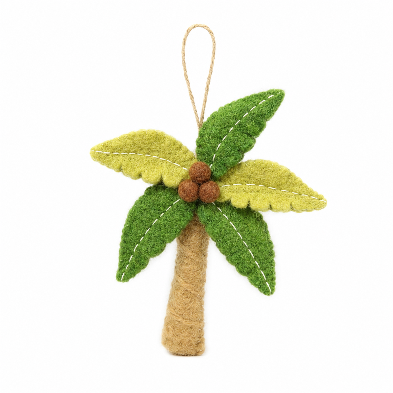 Palm Tree Felt Ornament Ganapati