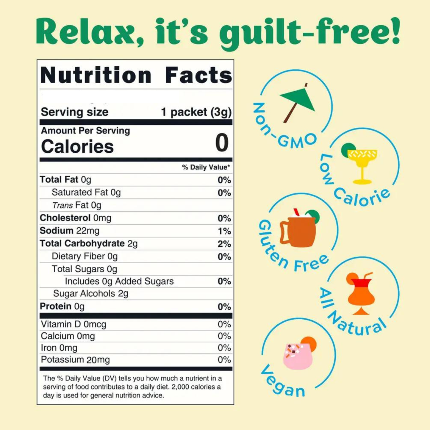 Skinny Margarita Cocktail Mixer - 6 Servings Multipack Craftmix