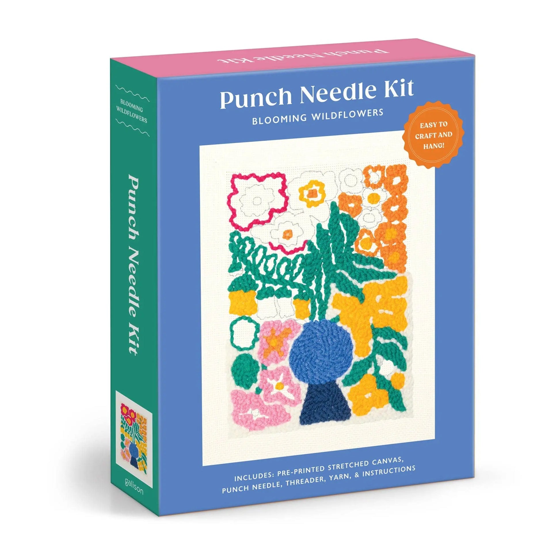 Blooming Wildflowers Punch Needle Kit Chronicle Books