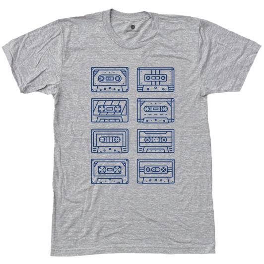 Cassette Love - Heather Grey The Poster List