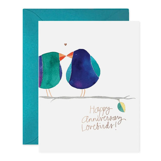 Lovebirds | Anniversary Greeting Card E. Frances Paper