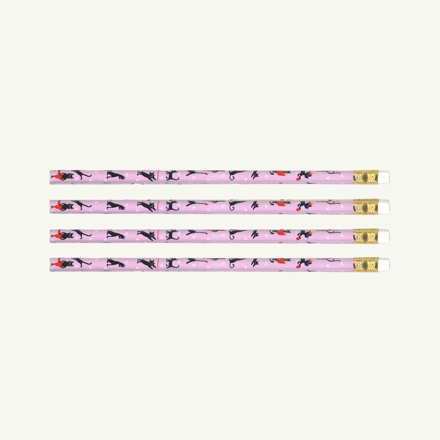 Cat Club Pencils - Set of 4