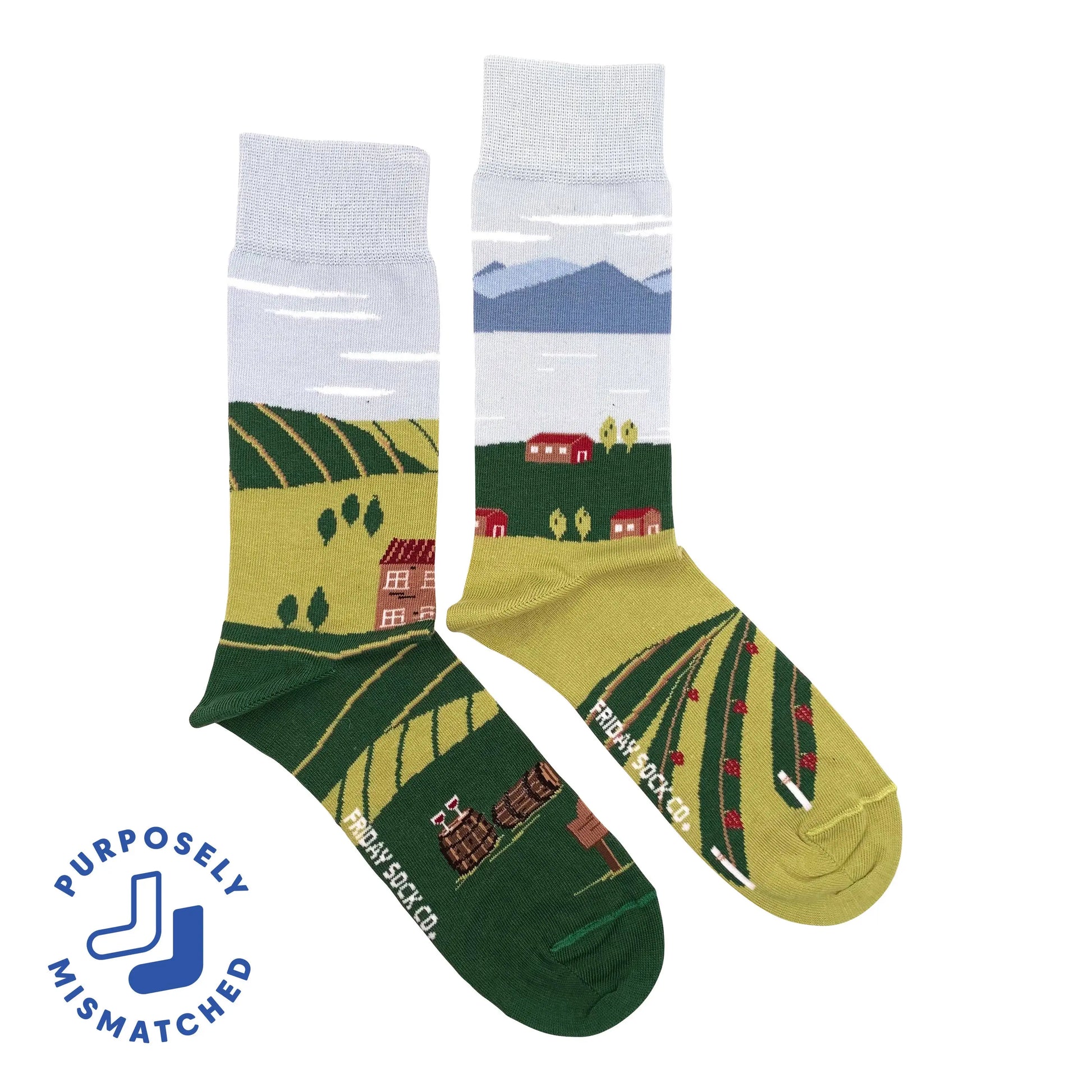 Winery Socks Mens Friday Sock Co.